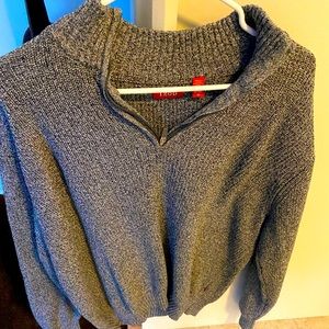Mens Izod Zip Up sweater